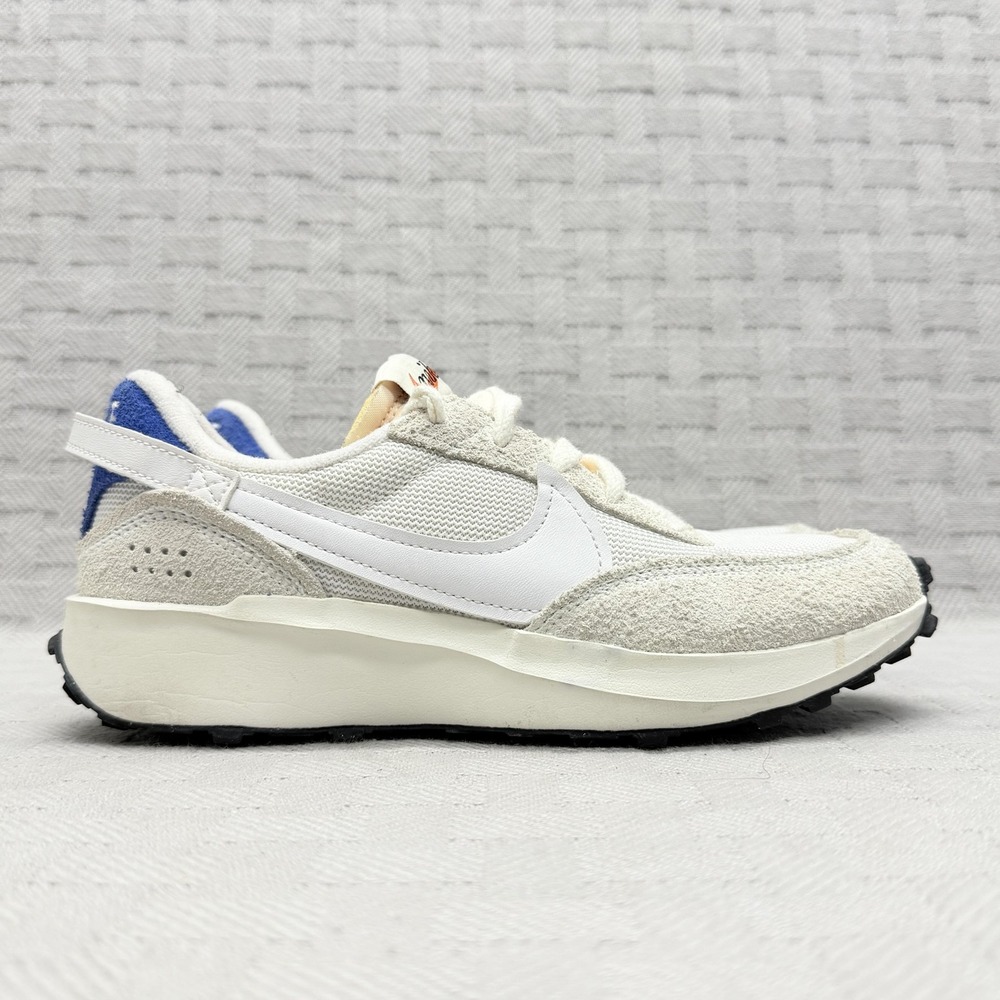 Nike Waffle Debut Vintage White Game Royal Womens Size‎ 6 DX2931-400